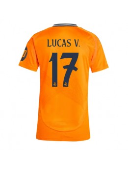 Real Madrid Lucas Vazquez #17 Replika Borta Kläder Dam 2024-25 Kortärmad